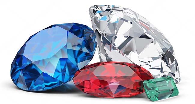 Драгоценные камни «большой четверки»: рубин, сапфир, изумруд и бриллиант