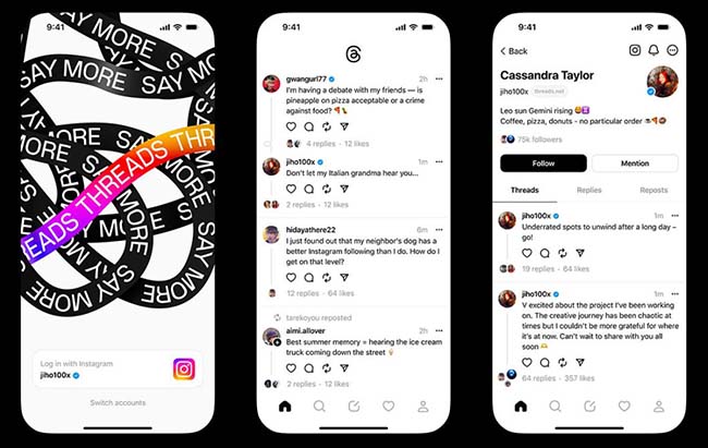 Meta  Threads    Twitter